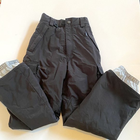 Turbine Boardwear, black, youth size Medium snowboard/snow pants w/elastic waist - Picture 1 of 8